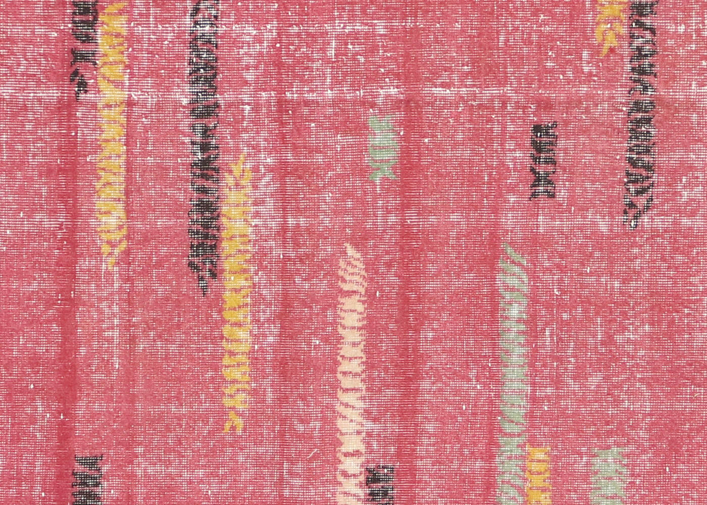 Vintage Turkish Mid-Century-Modern Rug - 6'10" x 9'11" - 145004