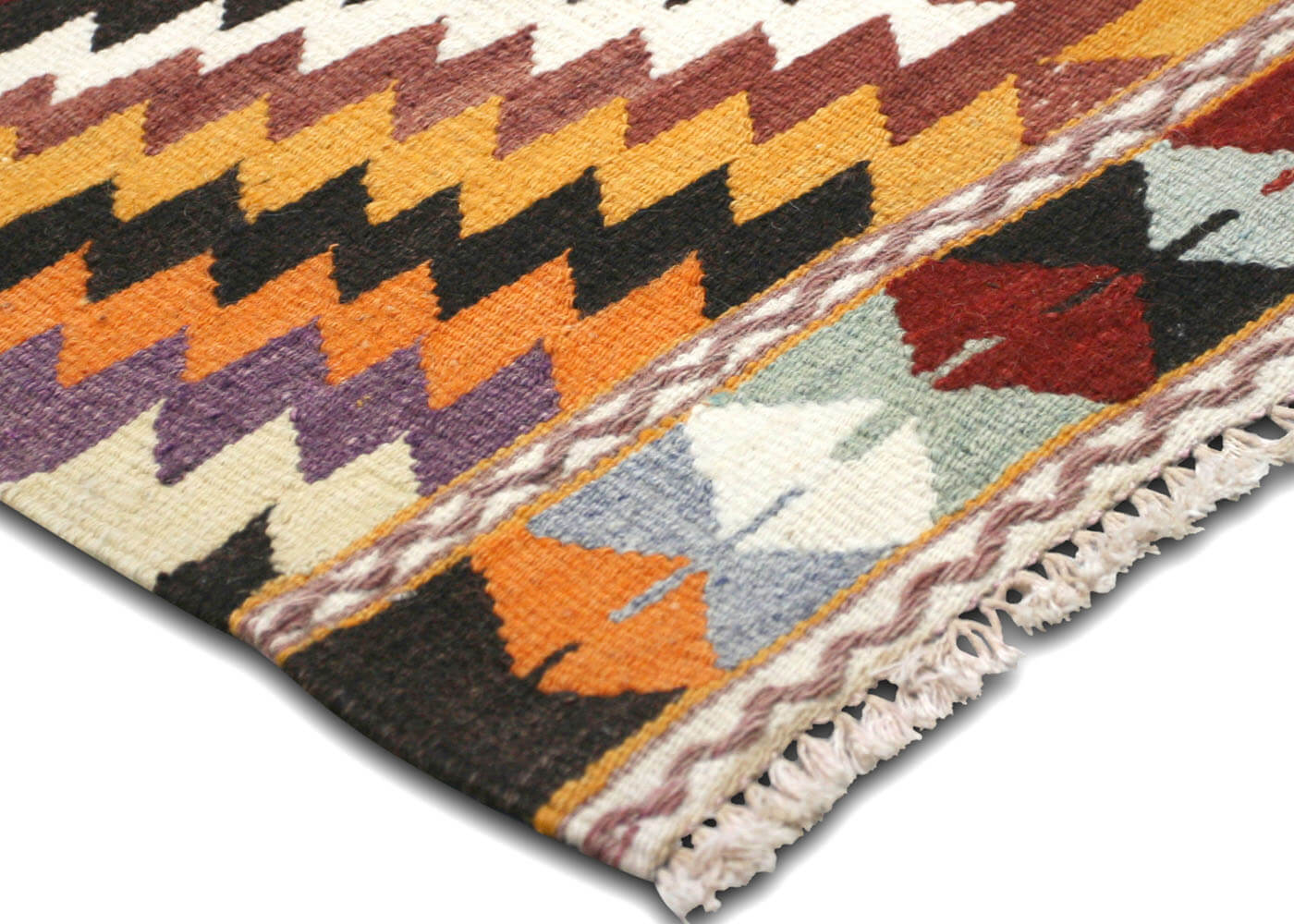 Vintage Turkish Kilim - 3'11" x 4'10" - 145111