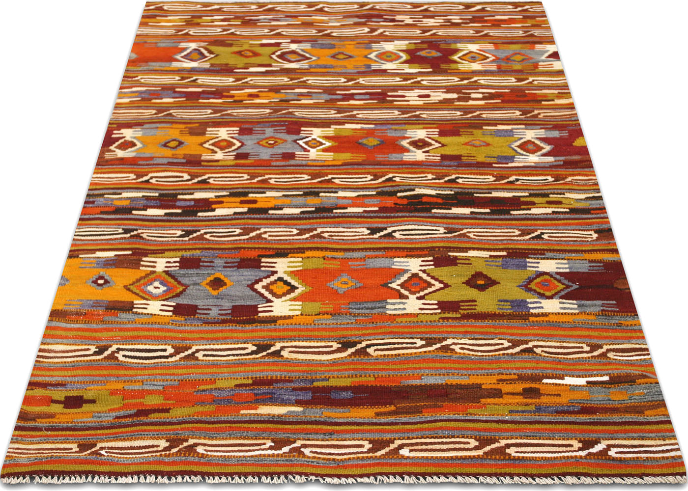 Vintage Turkish Kilim - 3'3" x 5'8" - 145122