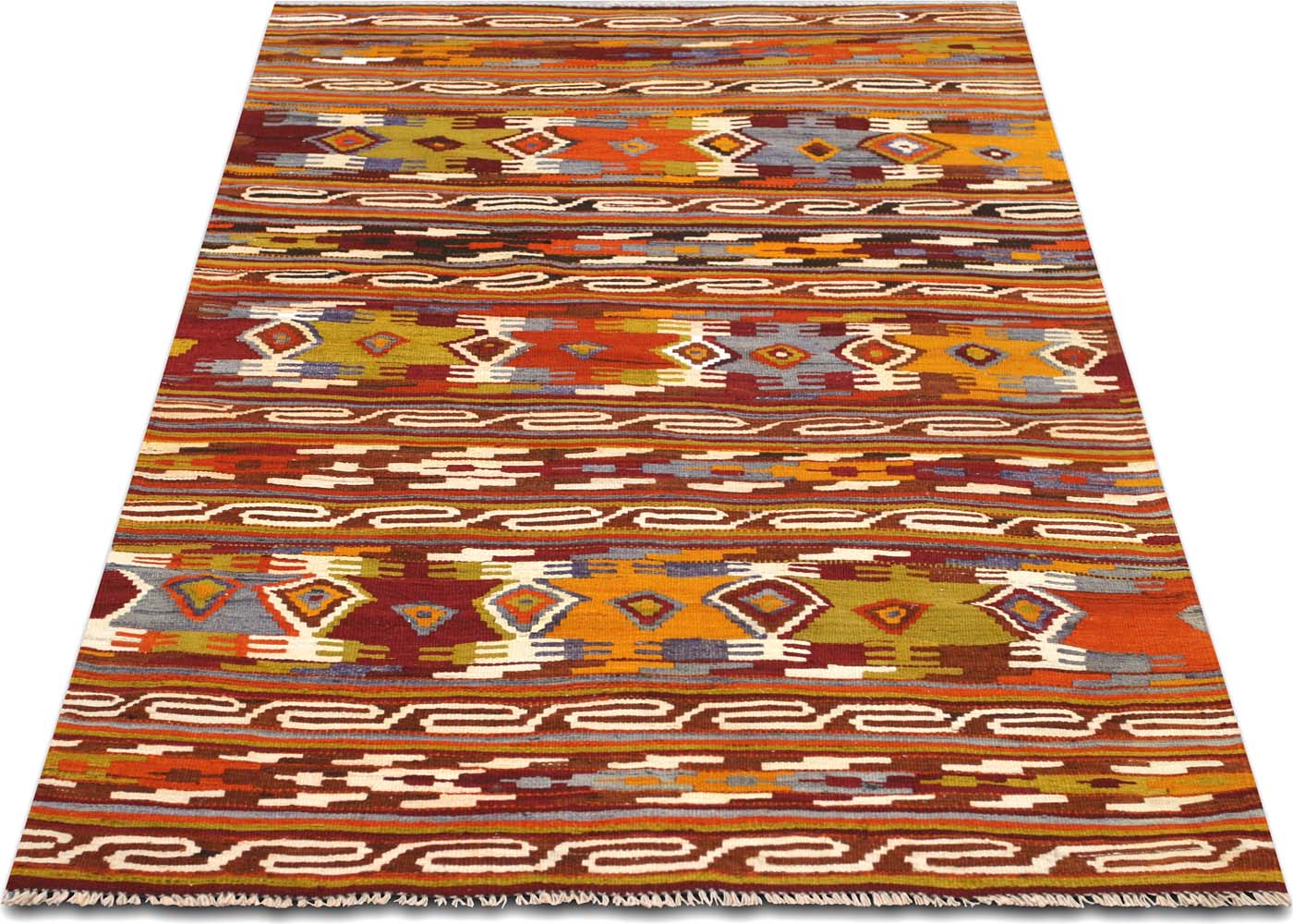 Vintage Turkish Kilim - 3'3" x 5'8" - 145122