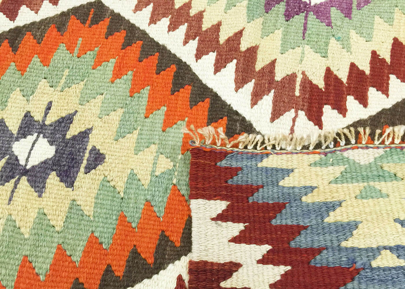 Vintage Turkish Kilim - 3'4" x 4' - 145124