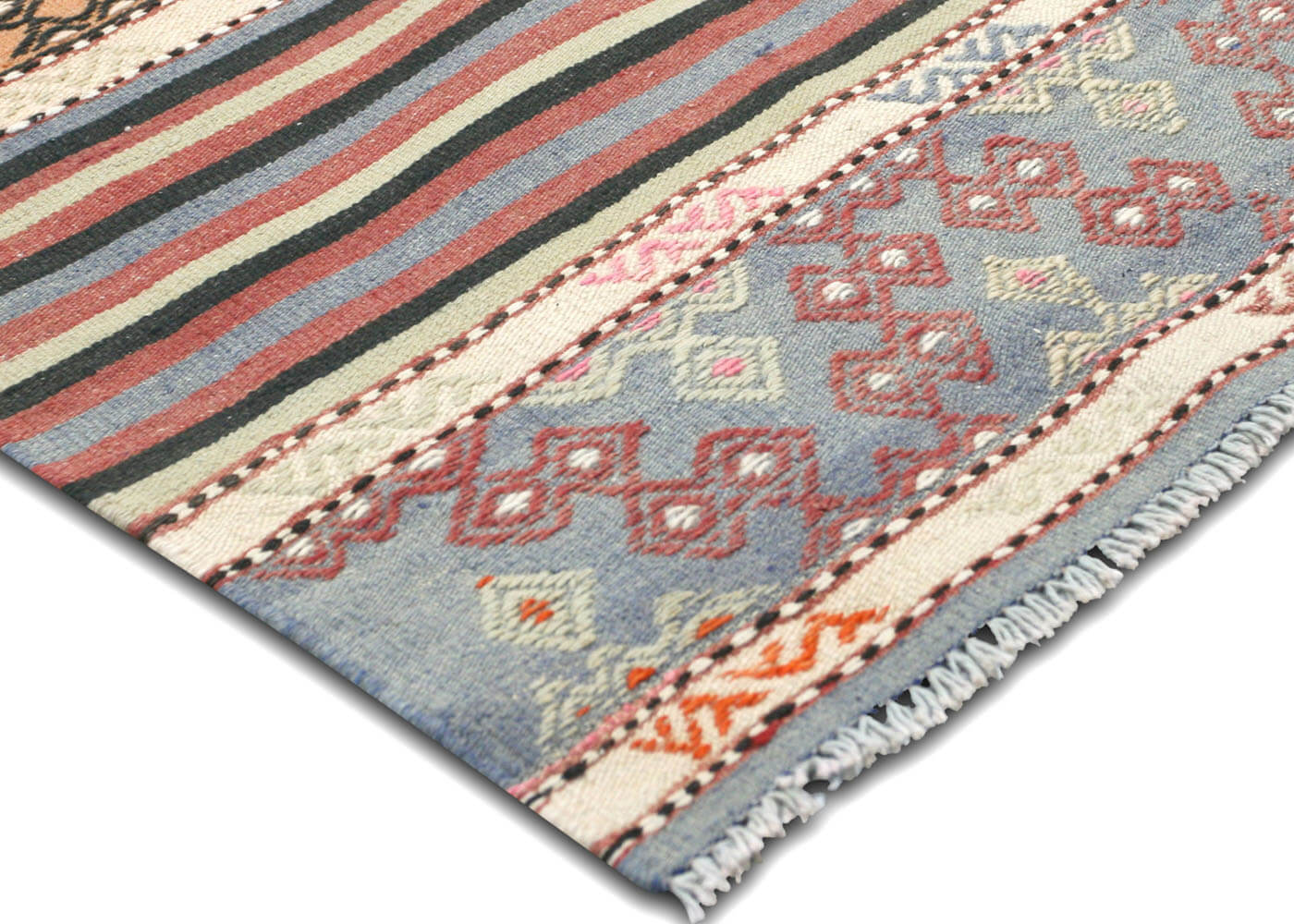 Vintage Turkish Kilim - 5'5" x 6'8" - 145130