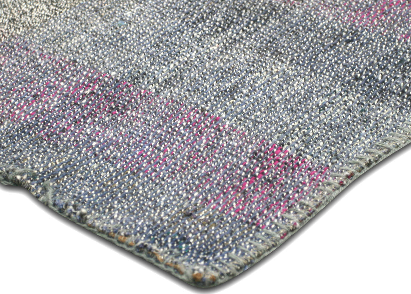 Vintage Turkish Rag Kilim - 5'11" x 9'4" - 145215