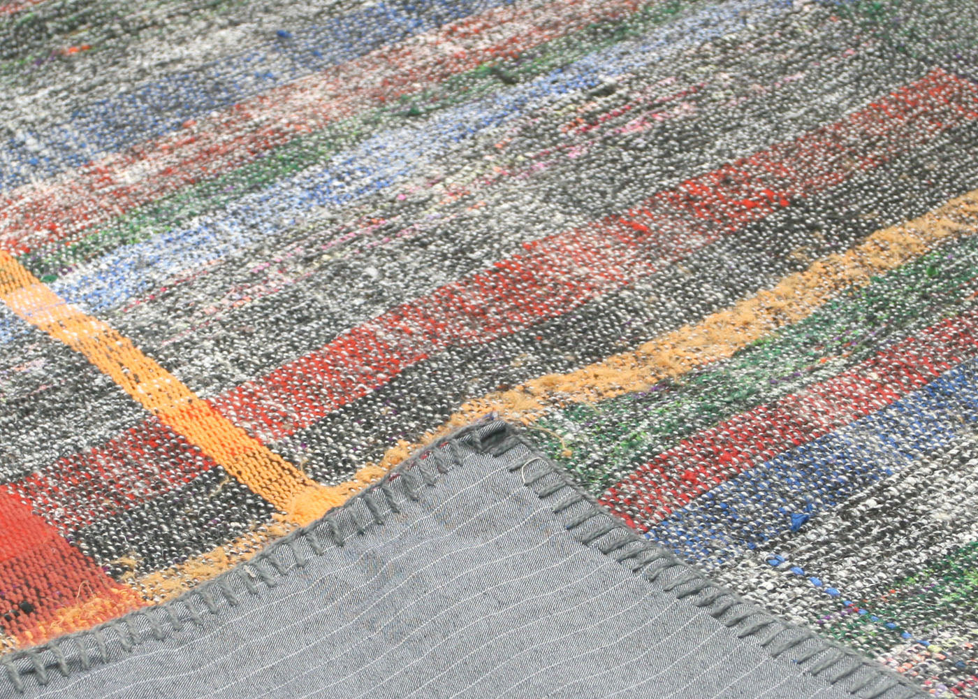 Vintage Turkish Rag Kilim - 4'10" x 8'1" - 145230