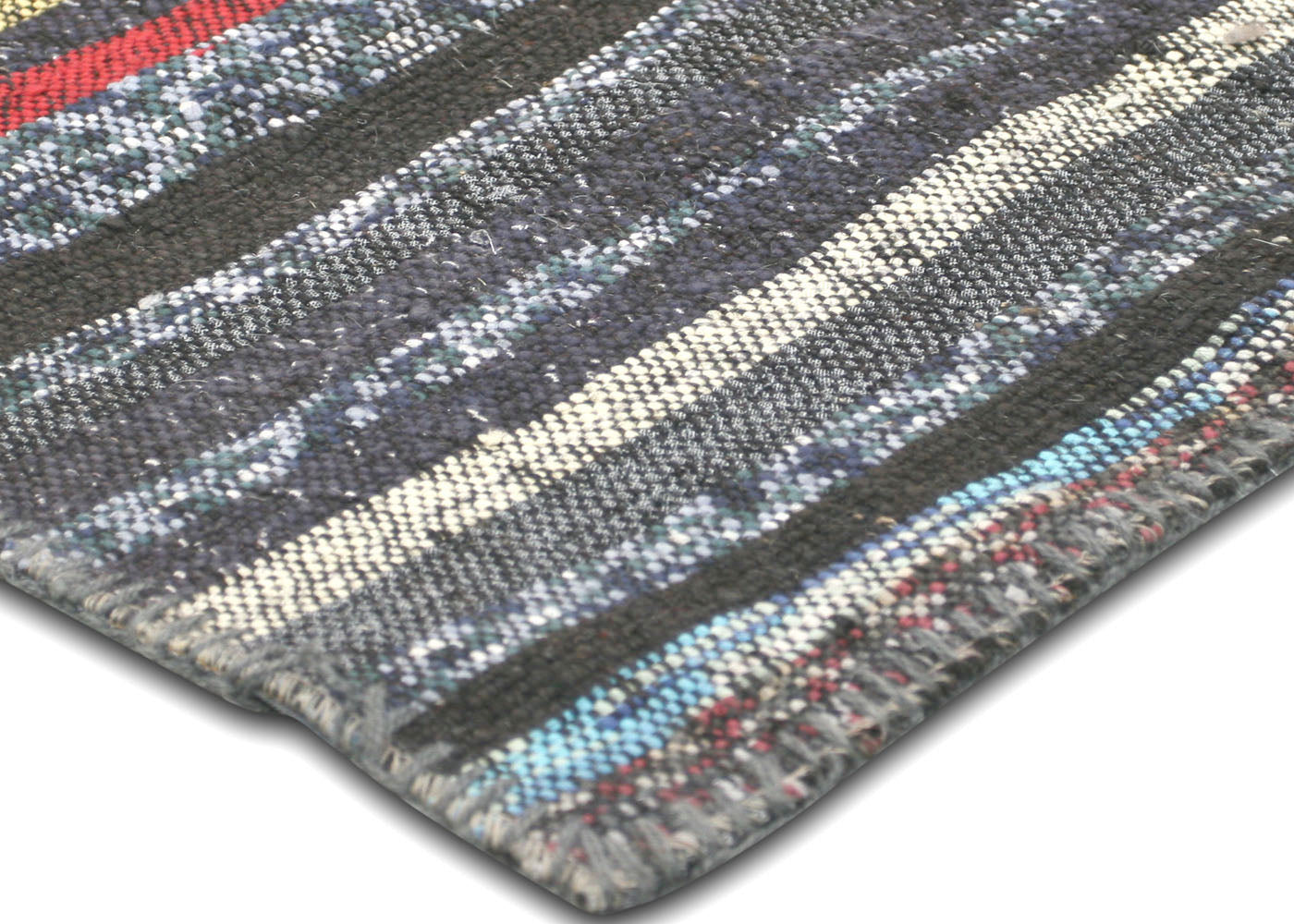 Vintage Turkish Rag Kilim - 4'6" x 8'9" - 145231