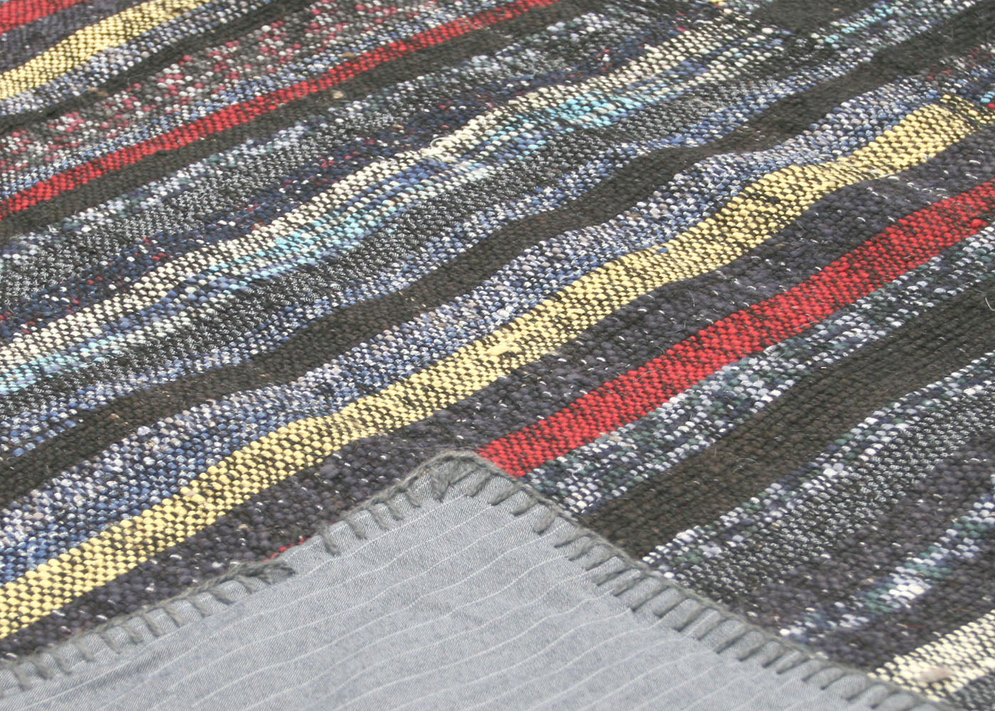 Vintage Turkish Rag Kilim - 4'6" x 8'9" - 145231