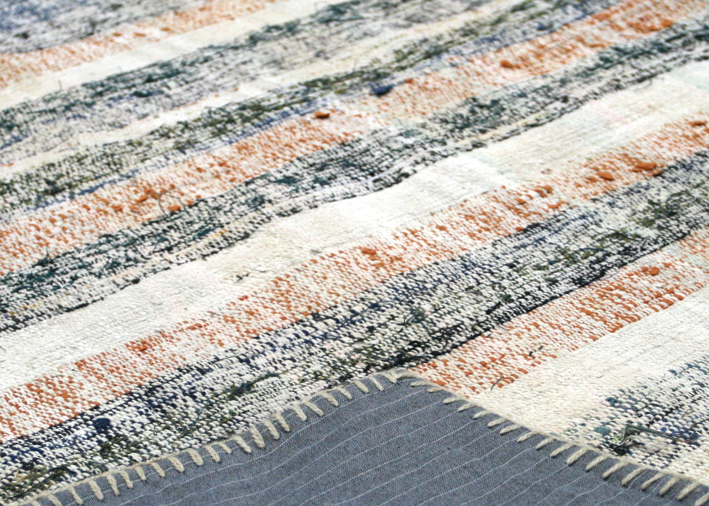 Vintage Turkish Rag Kilim - 6' x 9'7" - 145232