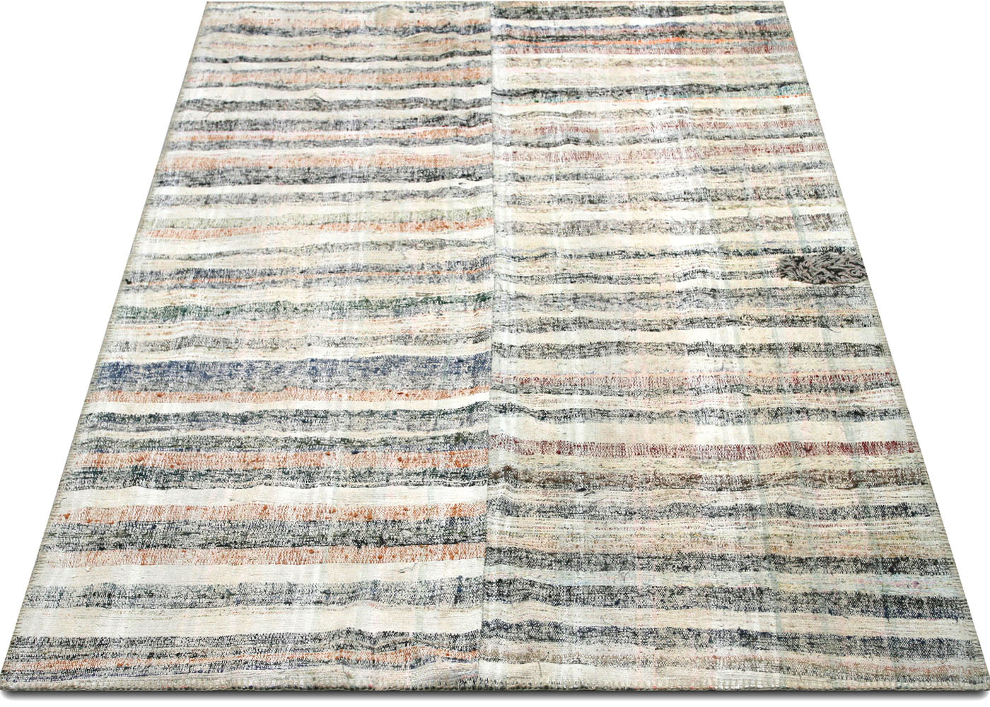 Vintage Turkish Rag Kilim - 6' x 9'7" - 145232