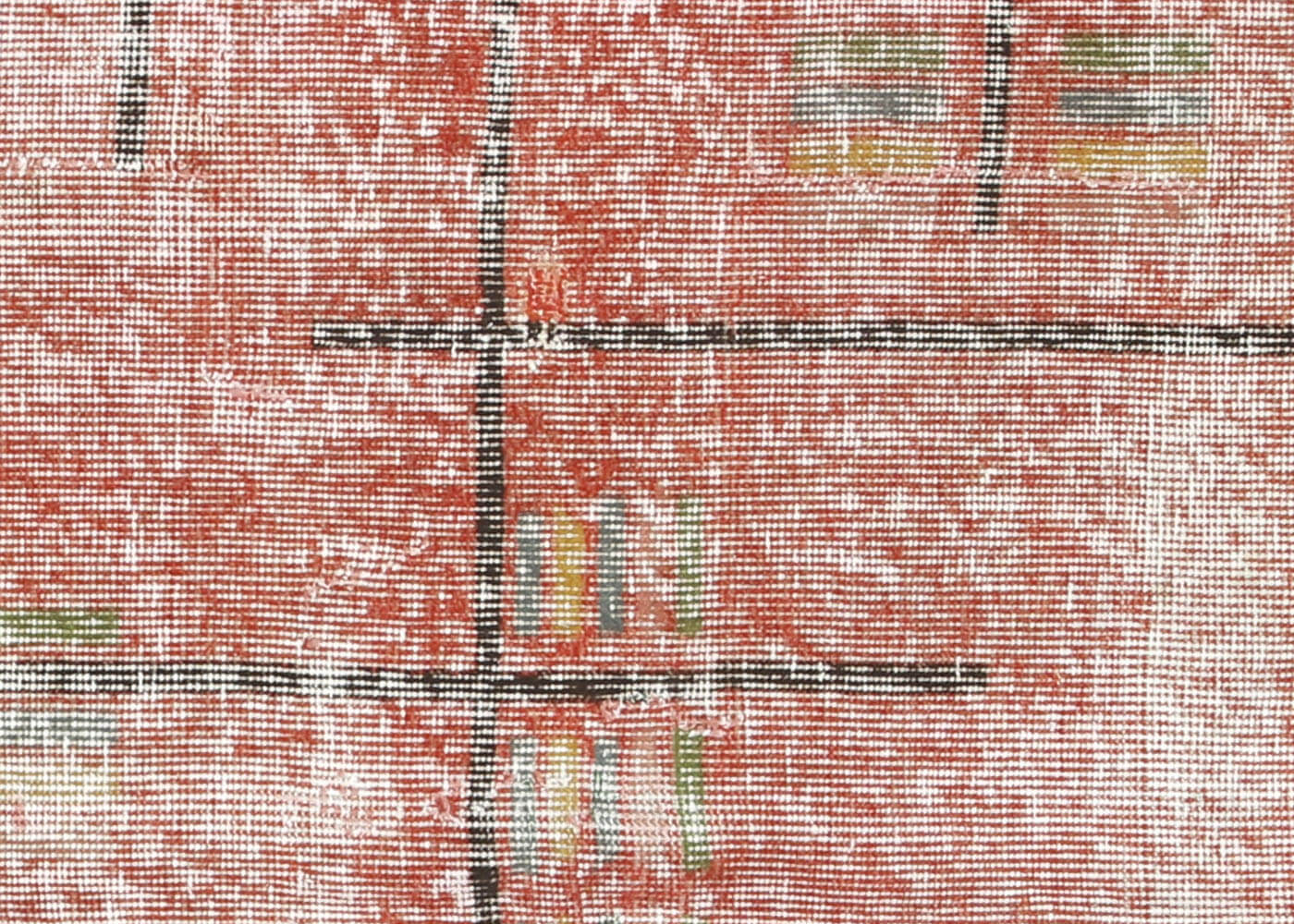 Vintage Turkish Mid-Century-Modern Rug - 5'1" x 8'2" - 145307