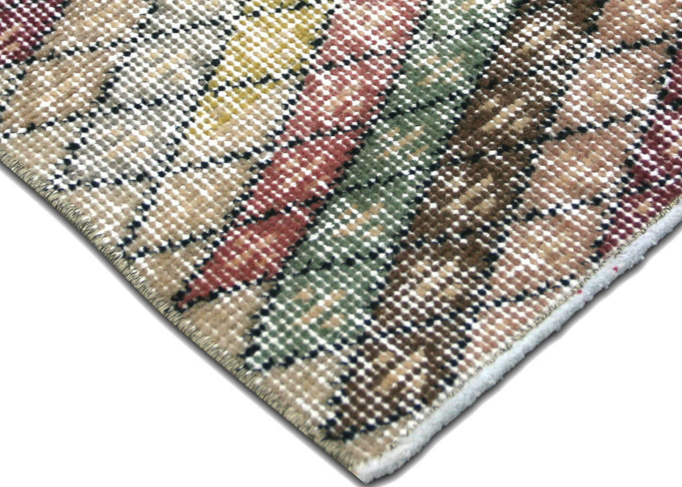 Vintage Turkish Mid-Century-Modern Rug - 2'9" x 5'11" - 145322