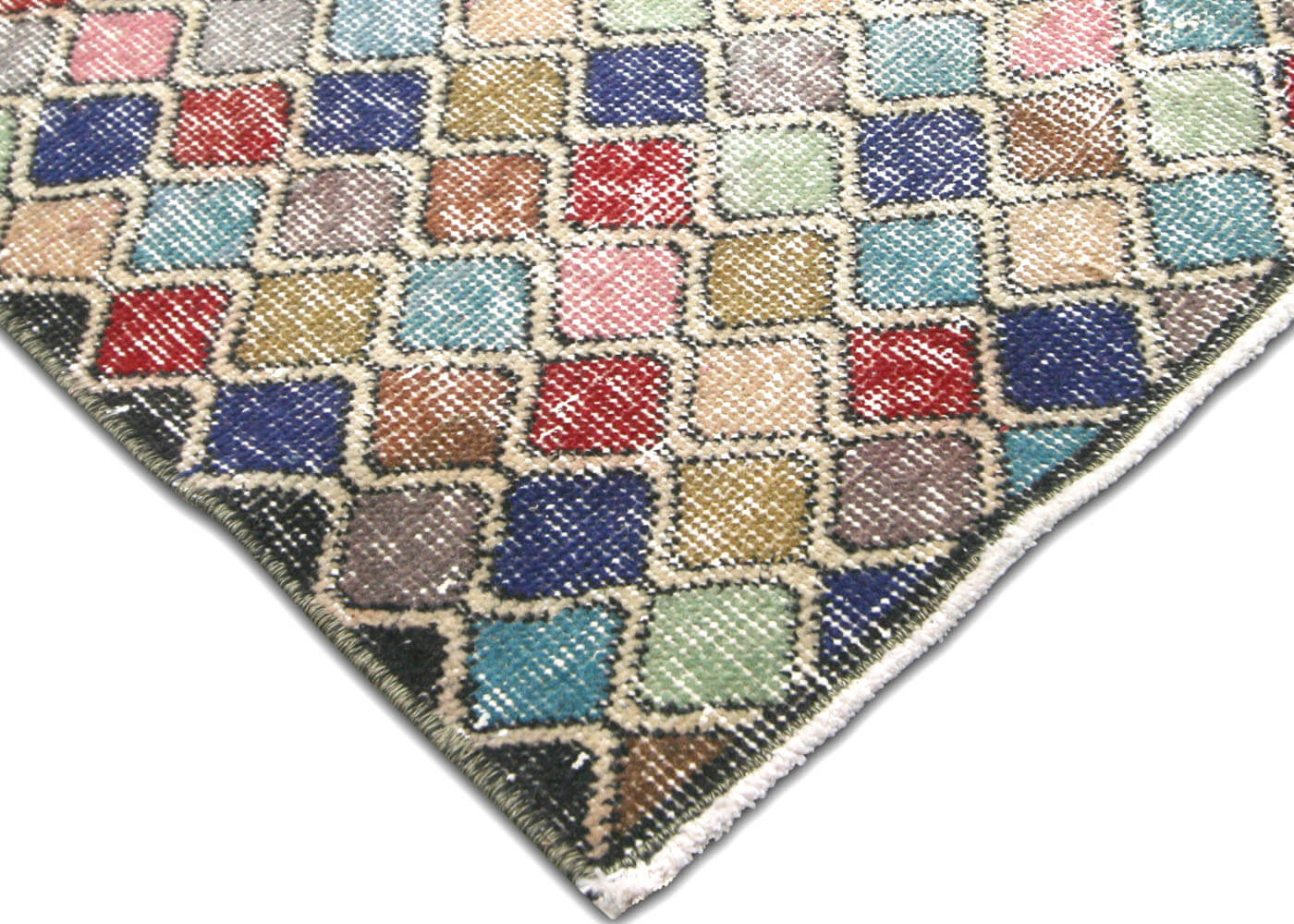 Vintage Turkish Mid-Century-Modern Rug - 5'6" x 9'10" - 145326
