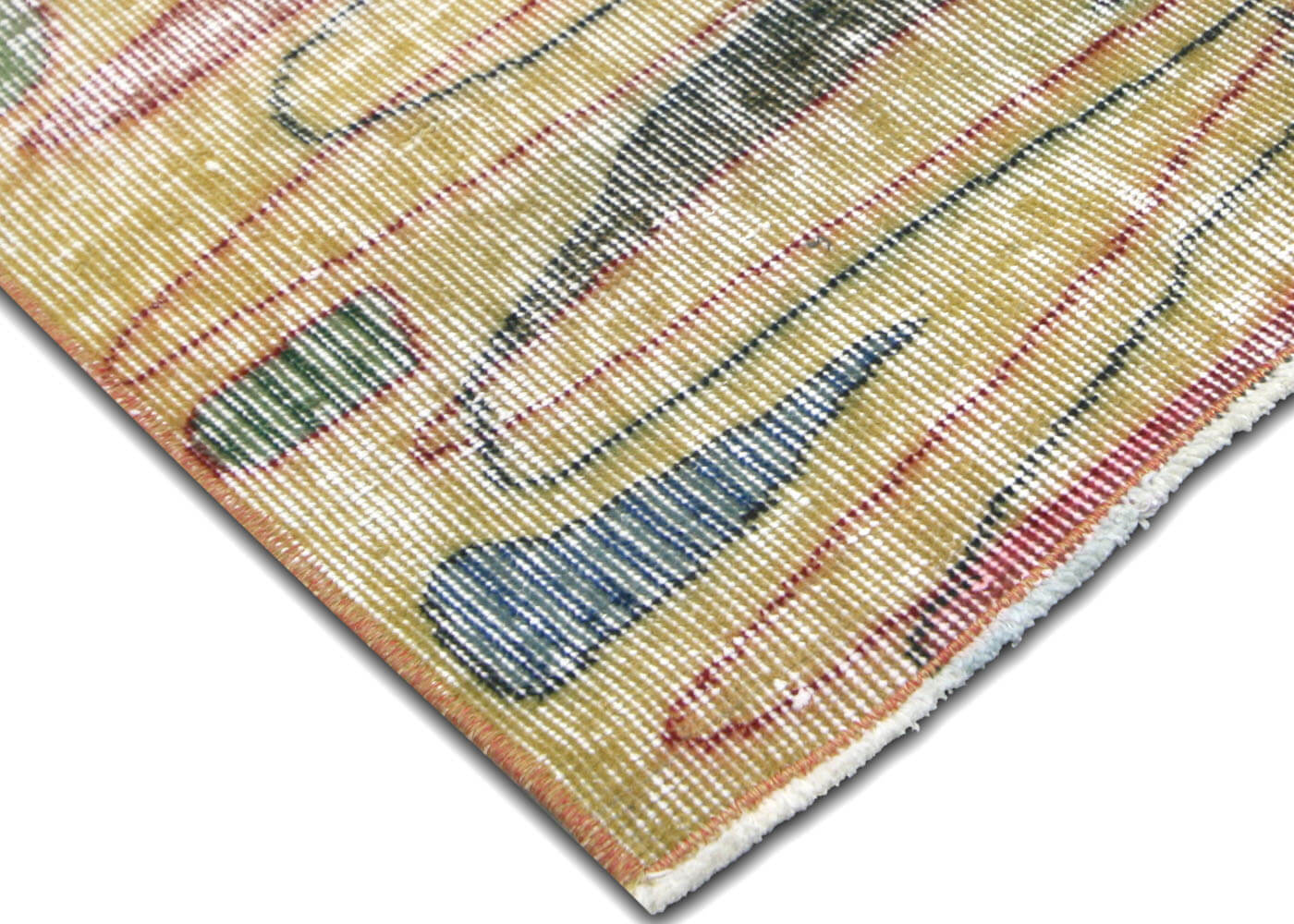 Vintage Turkish Mid-Century-Modern Rug - 6'10" x 9'2" - 145373