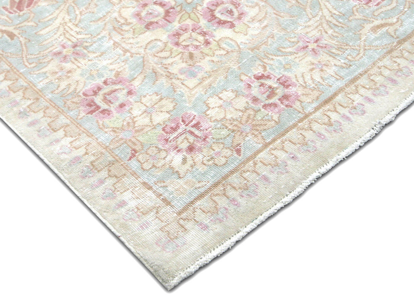 Semi Antique Persian Kerman Rug - 8'9" x 11'9" - 150001
