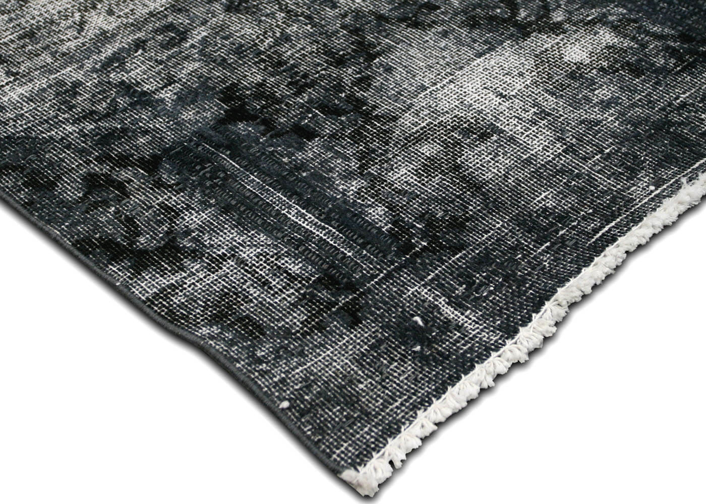 Vintage Persian Kerman Overdyed Rug - 5'11" x 6'3" - 150084