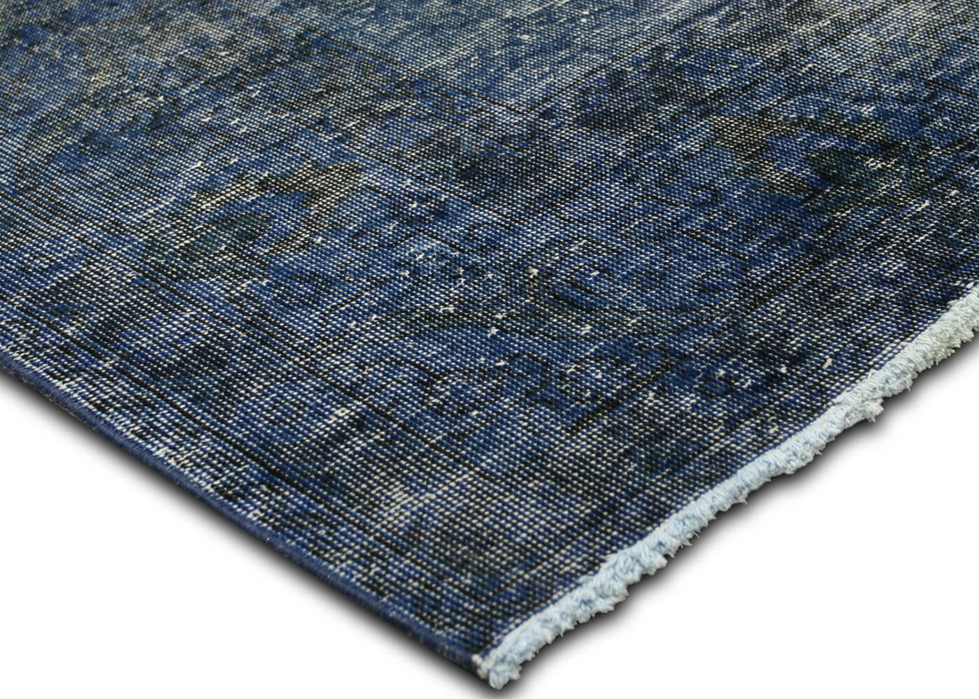 Vintage Persian Tabriz Overdyed Rug - 9'7" x 12'8" - 150095