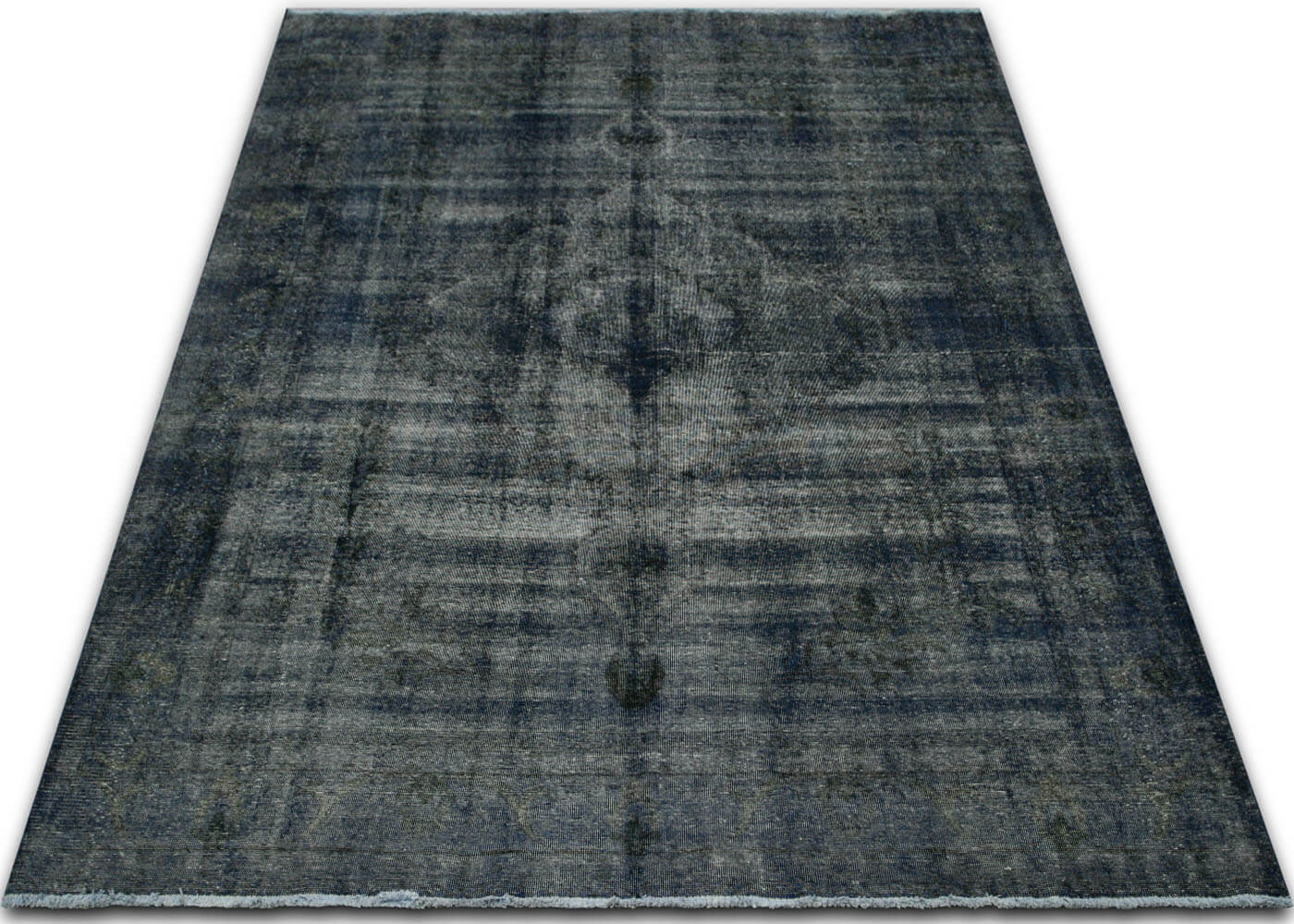 Vintage Persian Tabriz Overdyed Rug - 9'7" x 12'8" - 150095