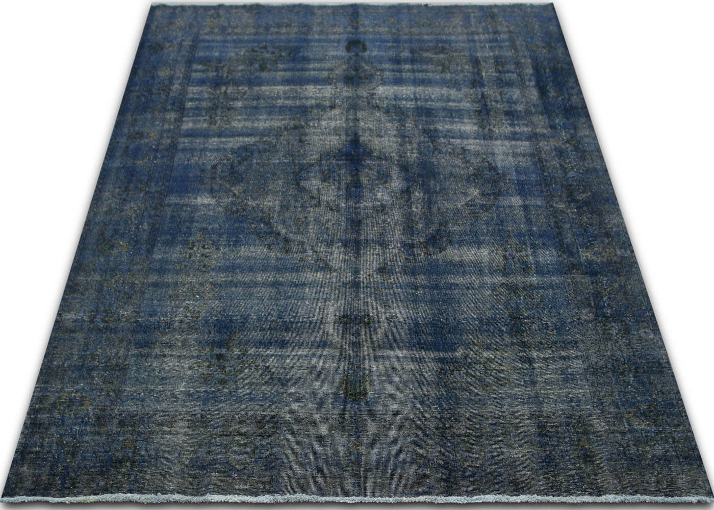 Vintage Persian Tabriz Overdyed Rug - 9'7" x 12'8" - 150095
