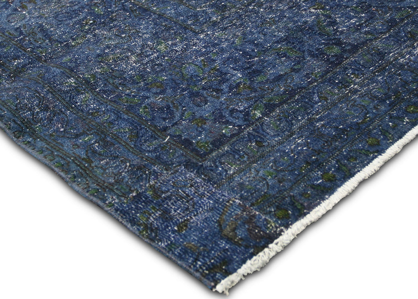 Vintage Persian Kerman Overdyed Rug - 11' x 16'7" - 150160