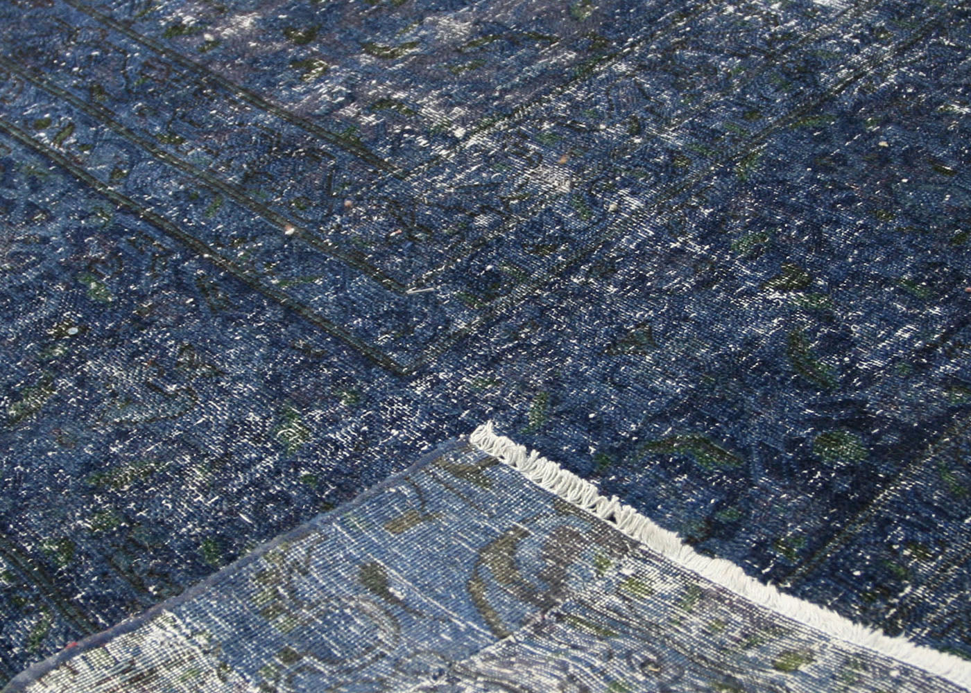 Vintage Persian Kerman Overdyed Rug - 11' x 16'7" - 150160