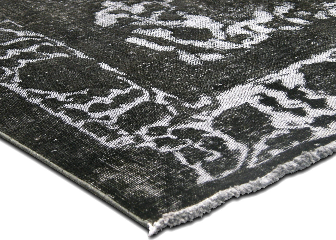 Vintage Persian Tabriz Overdyed Rug - 9'6" x 11'10" - 150174