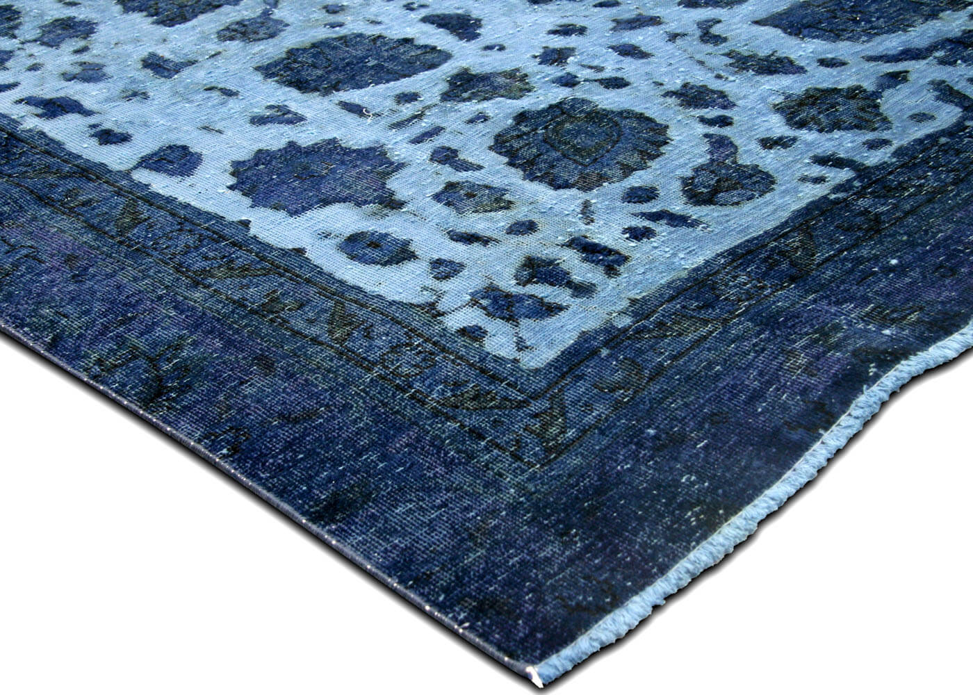 Vintage Persian Tabriz Overdyed Rug - 8'6" x 10'8" - 150180