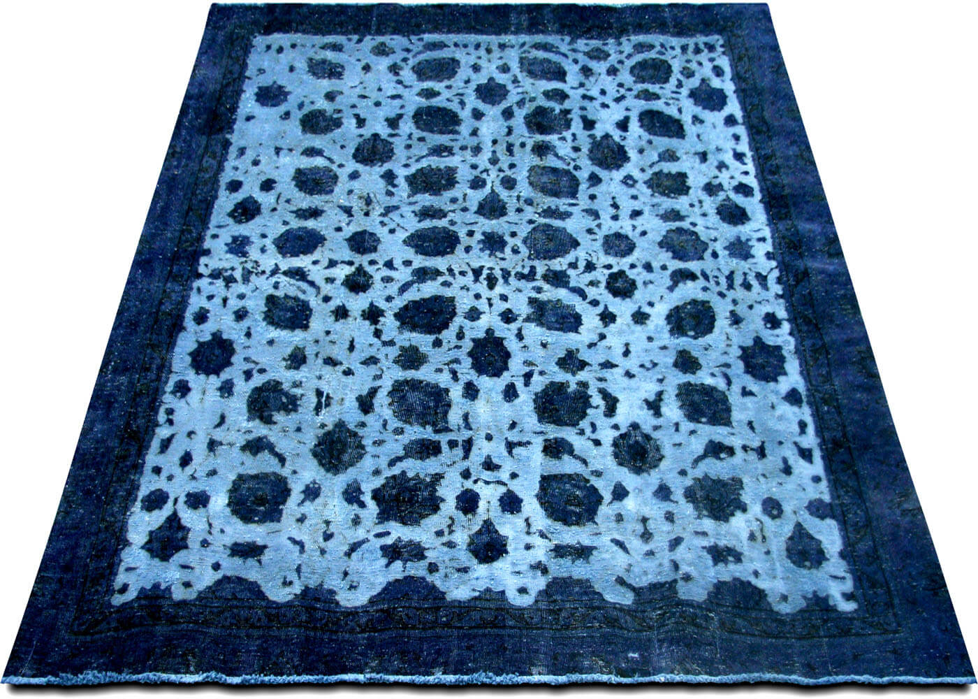 Vintage Persian Tabriz Overdyed Rug - 8'6" x 10'8" - 150180