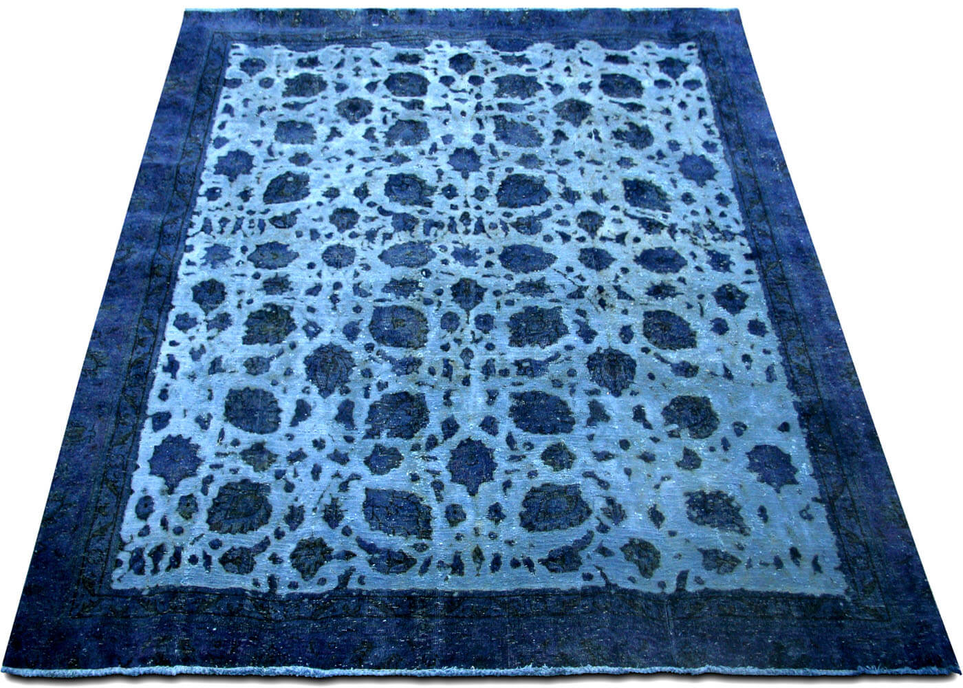 Vintage Persian Tabriz Overdyed Rug - 8'6" x 10'8" - 150180