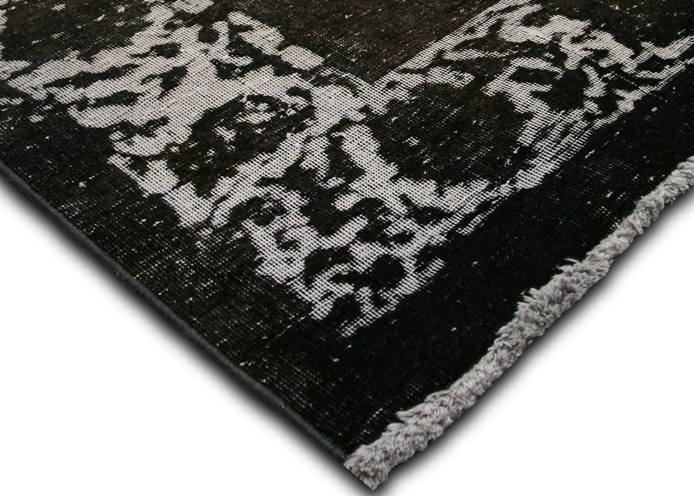 Vintage Persian Tabriz Overdyed Rug - 9'9" x 12'3" - 150193