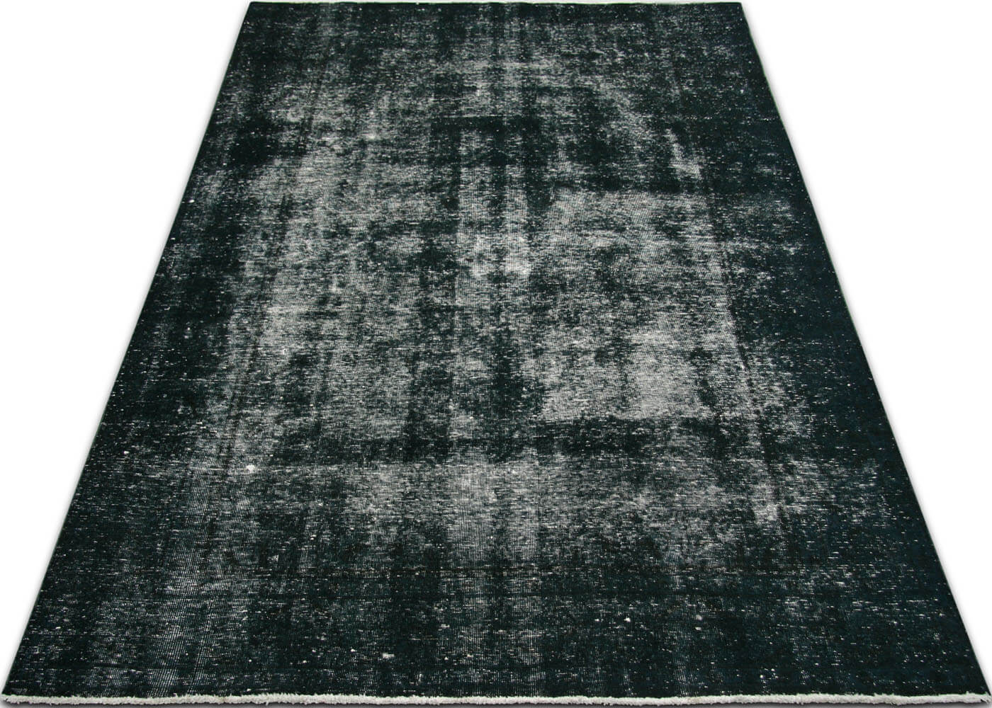 Vintage Persian Tabriz Overdyed Rug - 6'5" x 9'6" - 150235