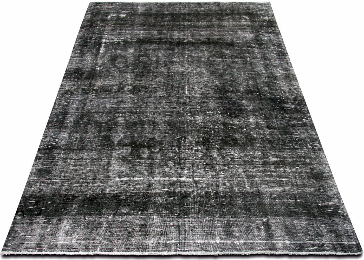 Vintage Persian Tabriz Overdyed Rug - 7'5" x 10'4" - 150243