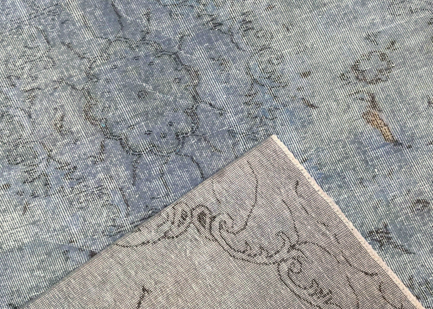 Vintage Turkish OverDyed Rug - 4'6" x 8'8" - 150256