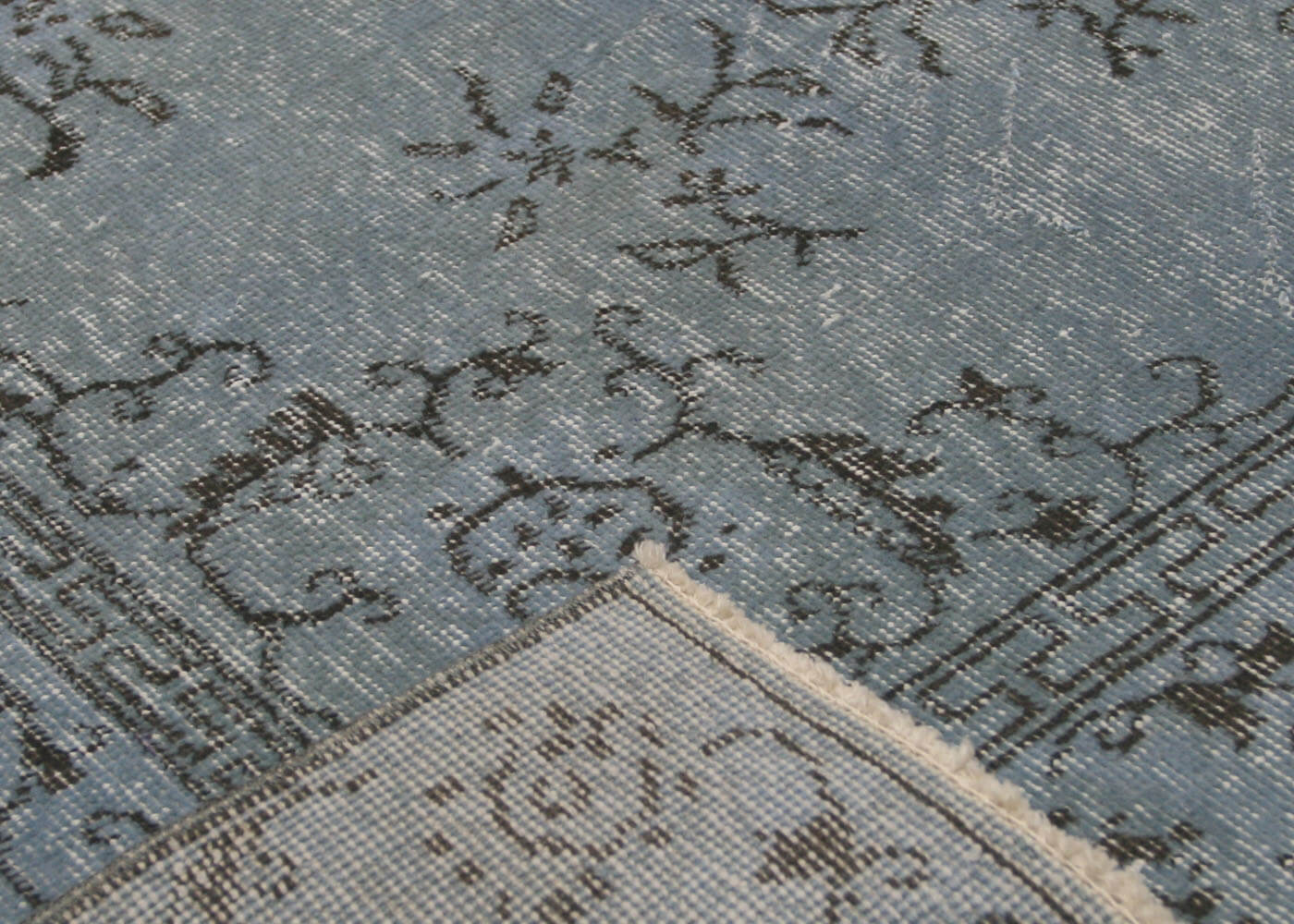 Vintage Turkish OverDyed Rug - 3'9" x 6'10" - 150258