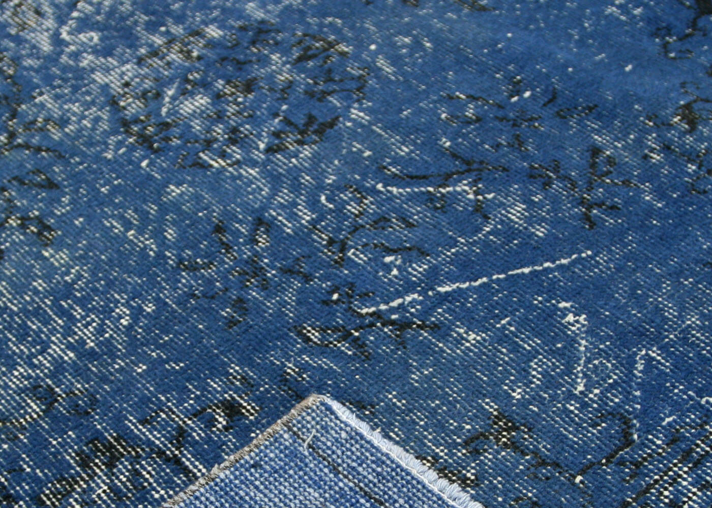Vintage Turkish OverDyed Rug - 3'9" x 6'11" - 150262