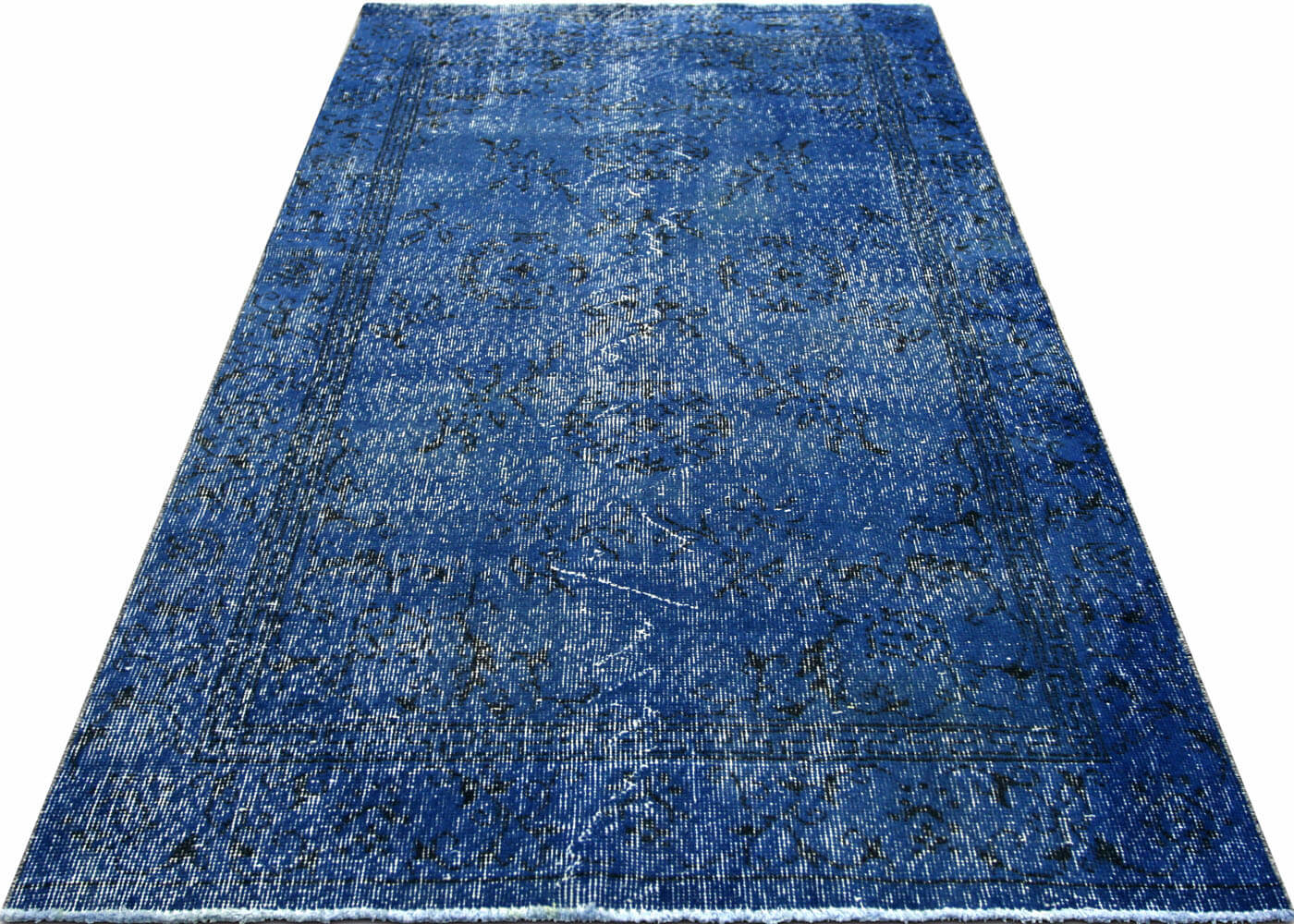 Vintage Turkish OverDyed Rug - 3'9" x 6'11" - 150262