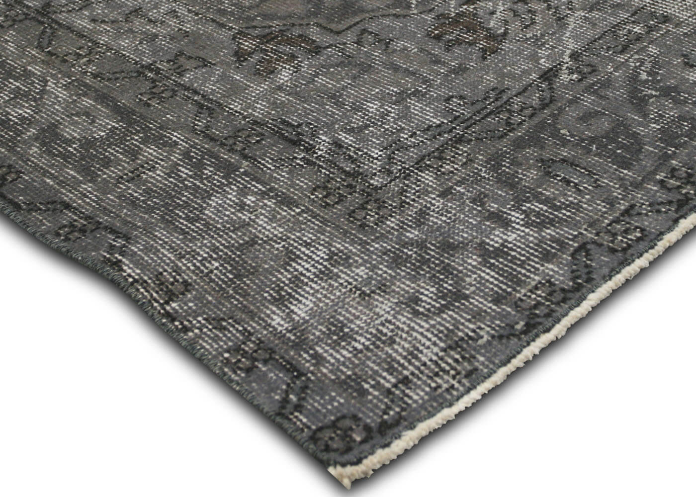 Vintage Turkish OverDyed Rug - 3'9" x 6'9" - 150273