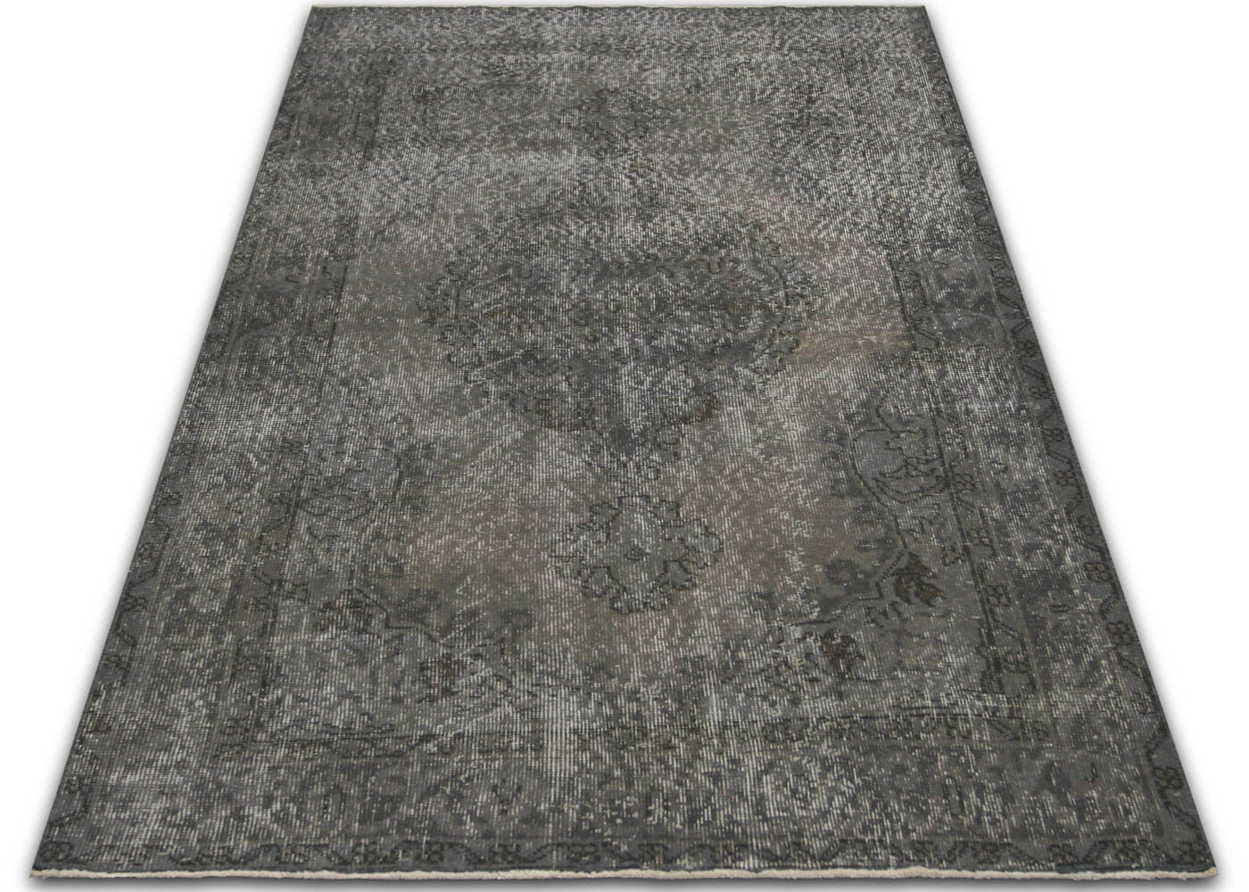 Vintage Turkish OverDyed Rug - 3'9" x 6'9" - 150273