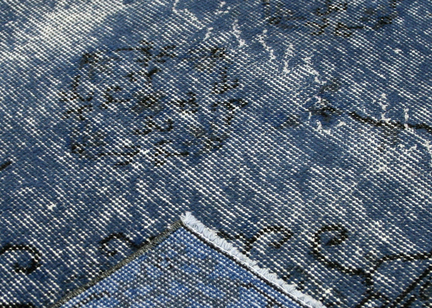 Vintage Turkish OverDyed Rug - 3'7" x 6'6" - 150276