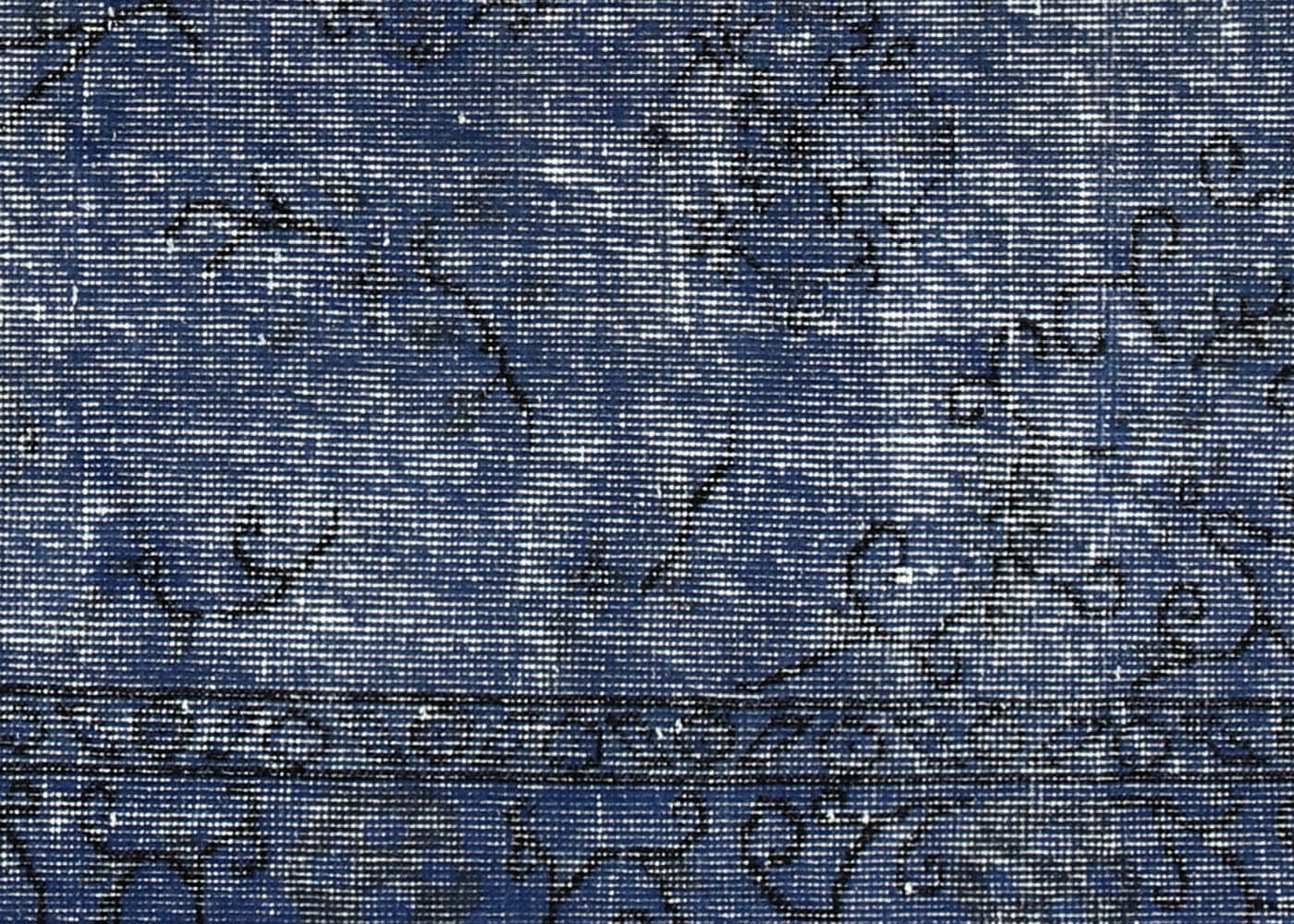 Vintage Turkish OverDyed Rug - 3'7" x 6'6" - 150276