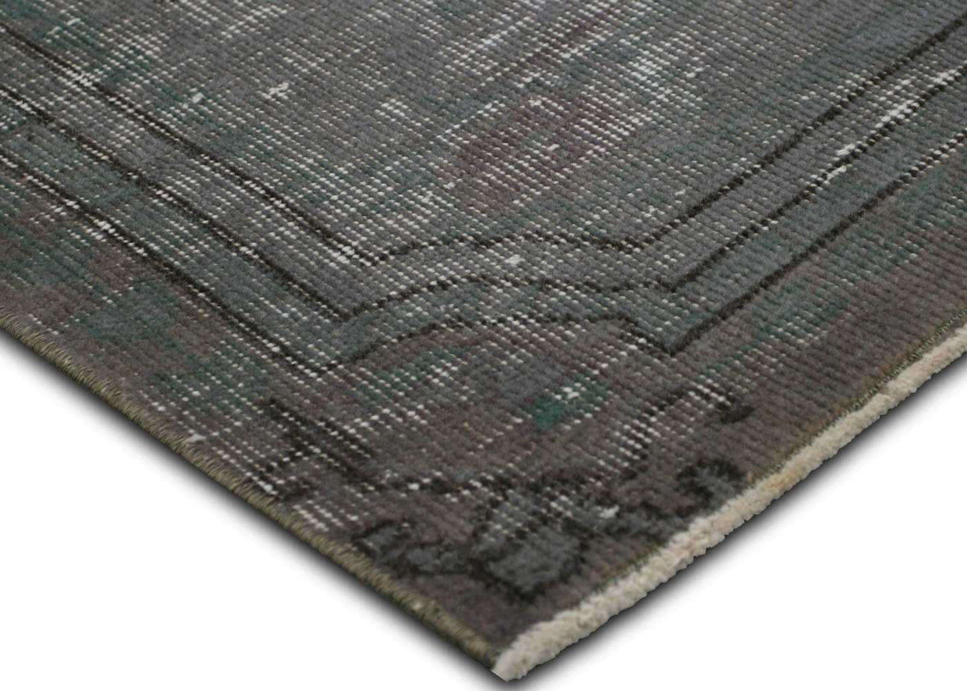 Vintage Turkish OverDyed Rug - 3'7" x 6'5" - 150278