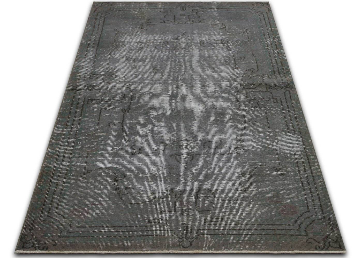 Vintage Turkish OverDyed Rug - 3'7" x 6'5" - 150278