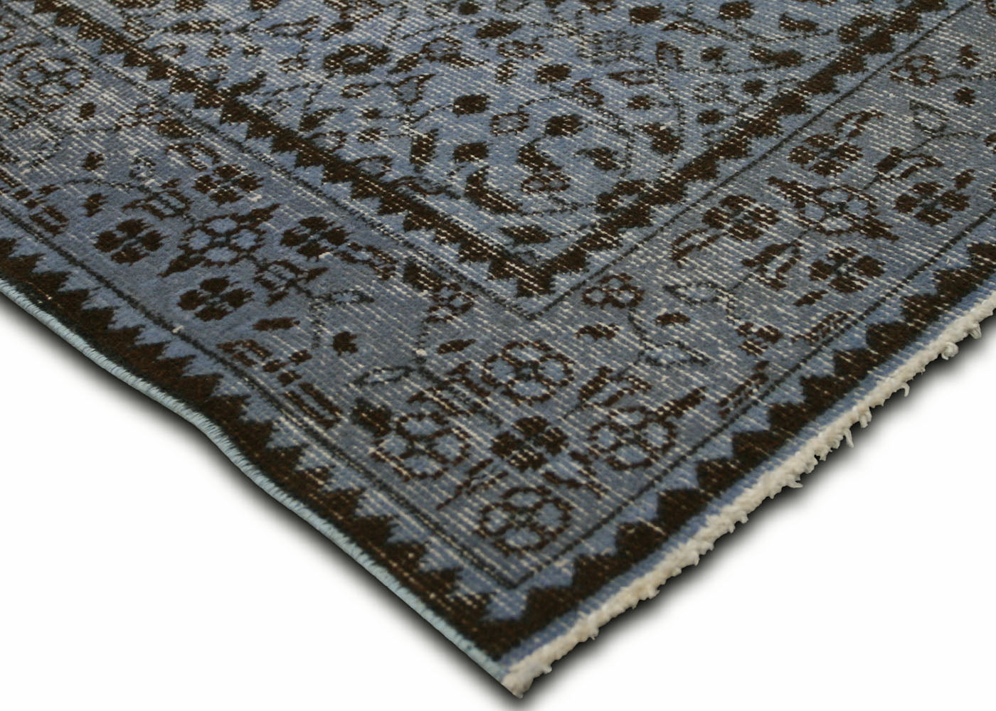 Vintage Turkish OverDyed Rug - 3'9" x 6'7" - 150279