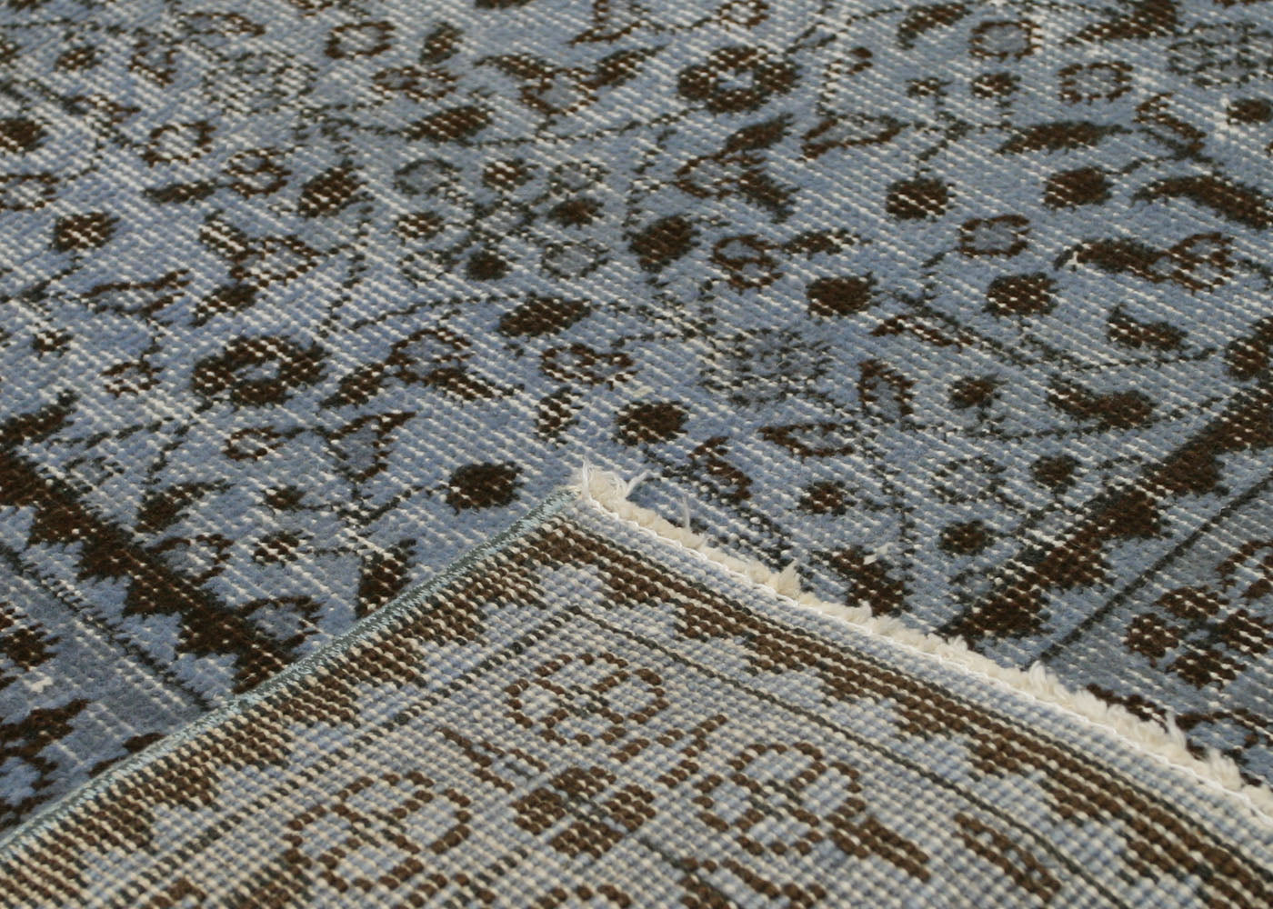 Vintage Turkish OverDyed Rug - 3'9" x 6'7" - 150279