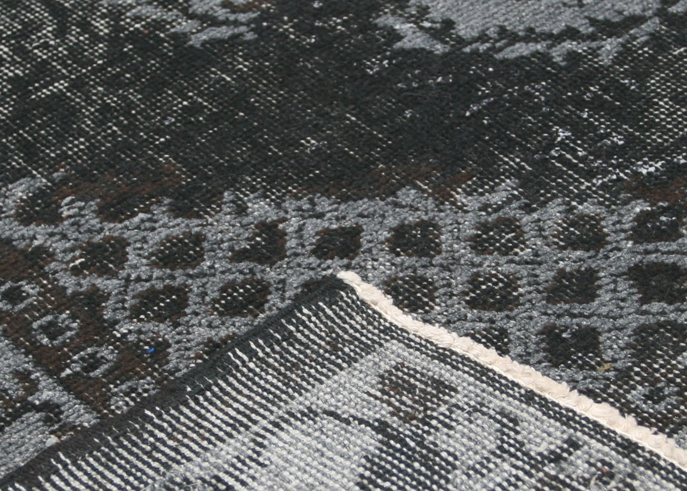 Vintage Turkish OverDyed Rug - 3'10" x 6'9" - 150289