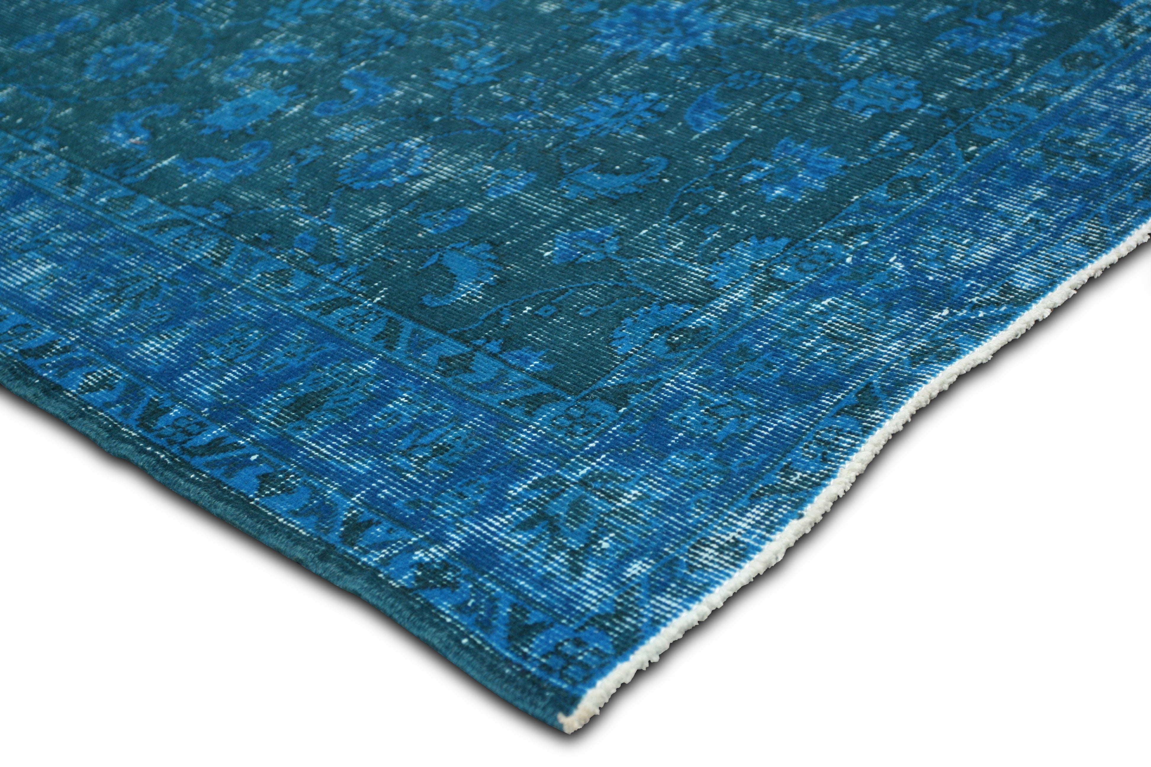Vintage Turkish OverDyed Rug - 3'9" x 6'8" - 150294