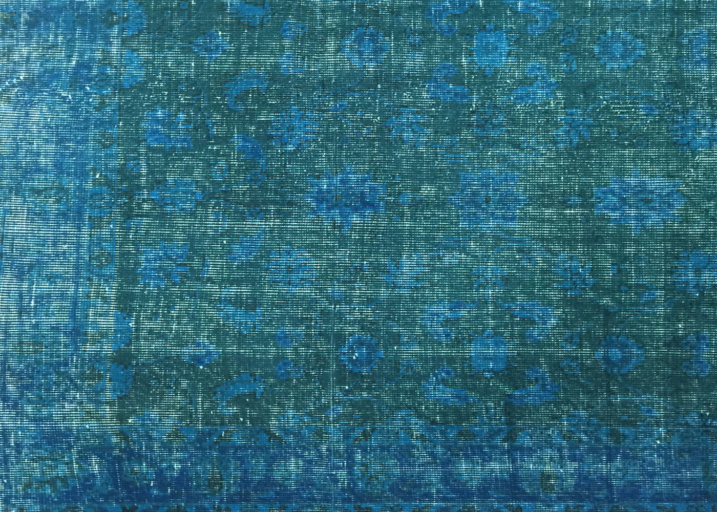 Vintage Turkish OverDyed Rug - 3'9" x 6'8" - 150294