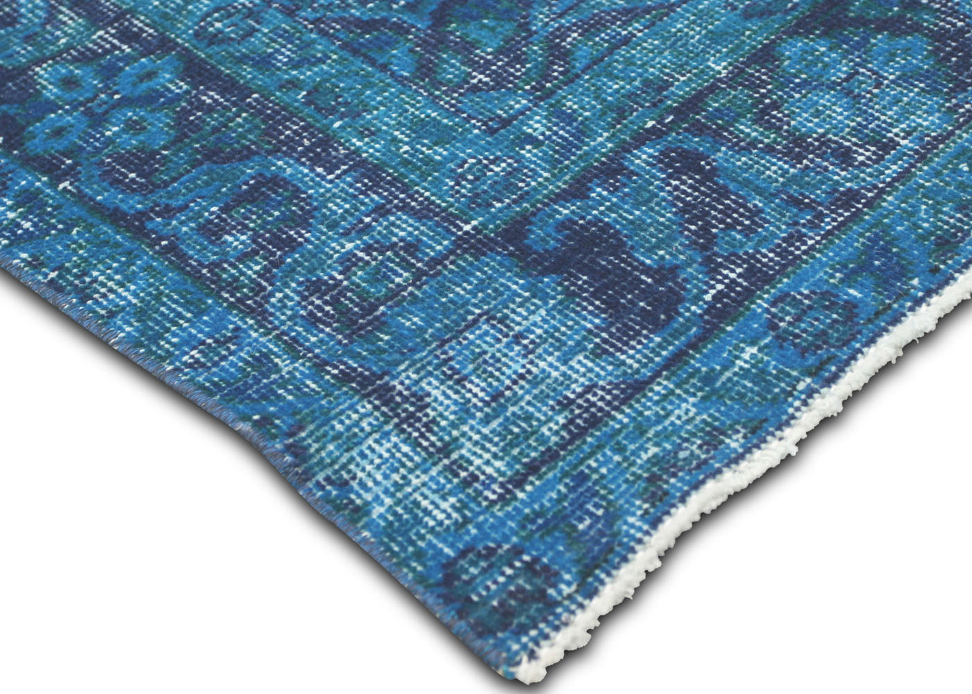 Vintage Turkish OverDyed Rug - 3'8" x 6'10" - 150295