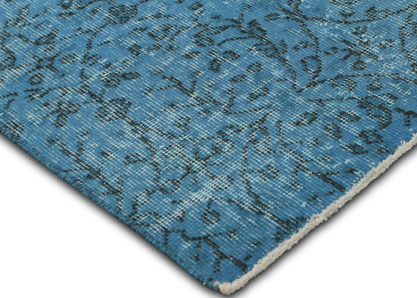 Vintage Turkish OverDyed Rug - 3'11" x 6'10" - 150296