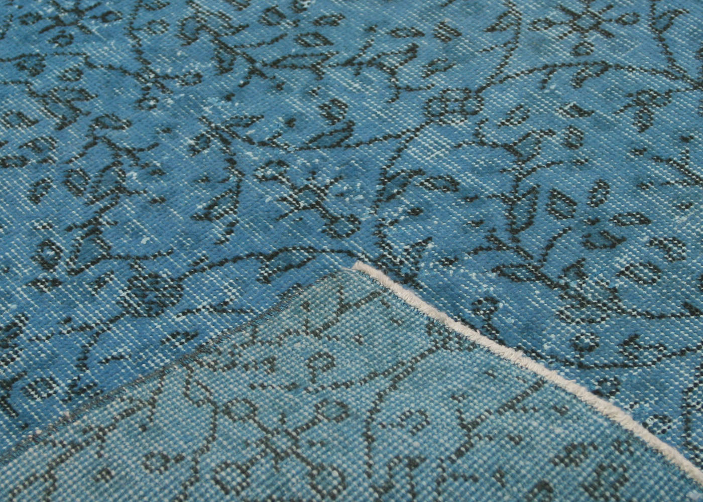 Vintage Turkish OverDyed Rug - 3'11" x 6'10" - 150296