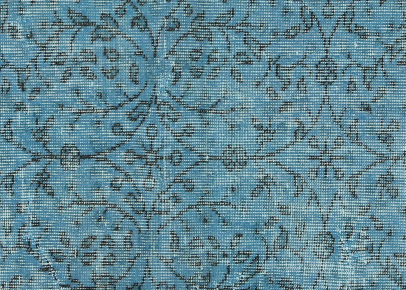 Vintage Turkish OverDyed Rug - 3'11" x 6'10" - 150296