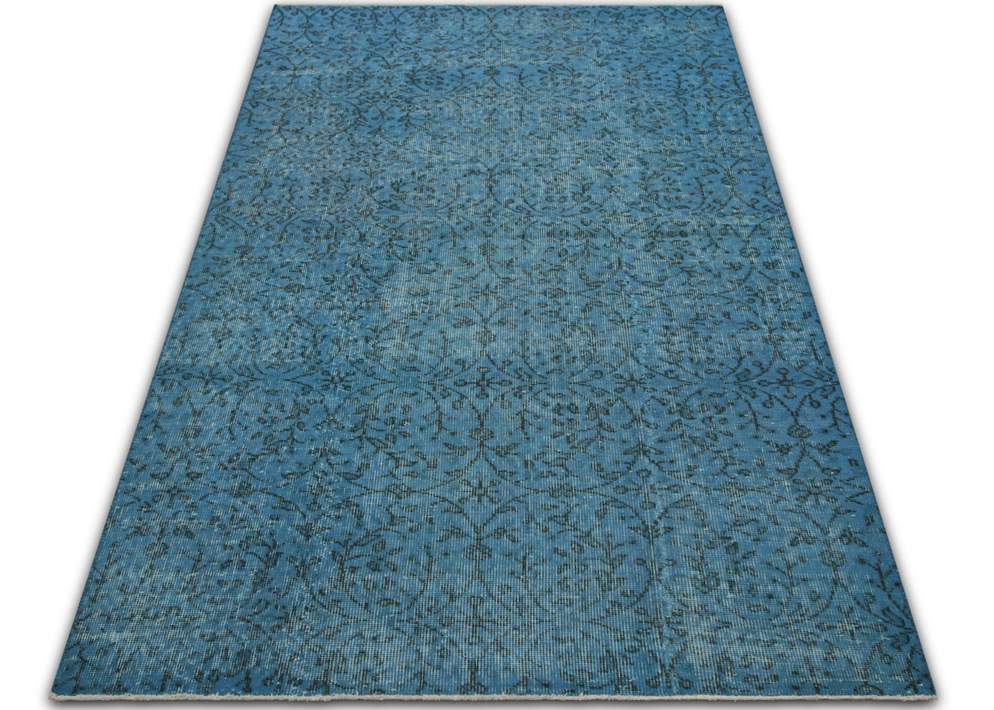 Vintage Turkish OverDyed Rug - 3'11" x 6'10" - 150296